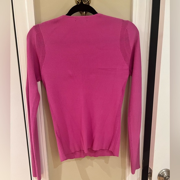 NWOT Halogen Ribbed V-Neck Sweater - Picture 3 of 5
